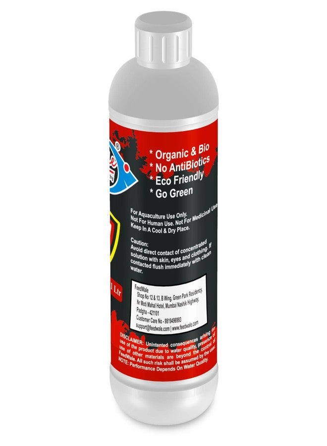 FeedWale Fish Guard 1 Litre Cures Fungal and Bacterial Infection for Fishes in Ponds & BioFloc Aquaculture Water Treatment - Image 2